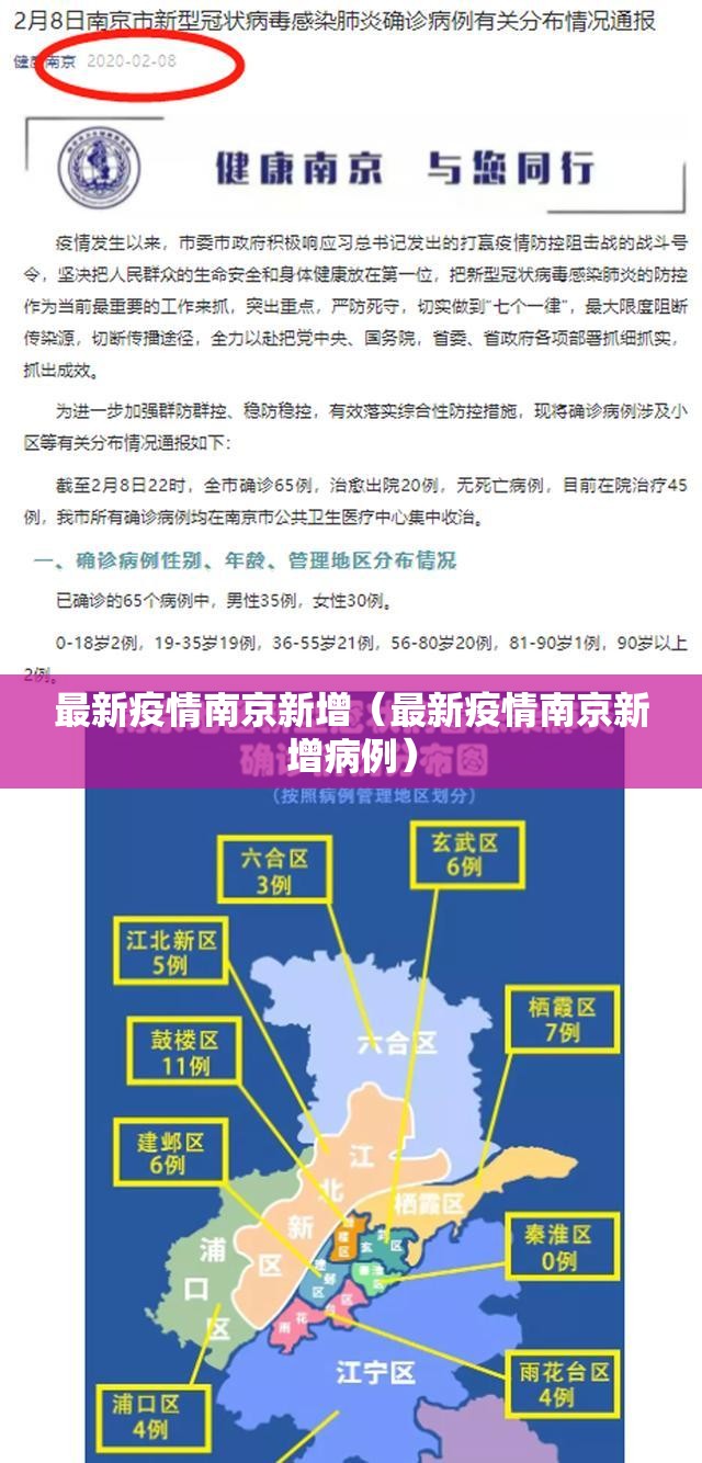 最新疫情南京新增（最新疫情南京新增病例）
