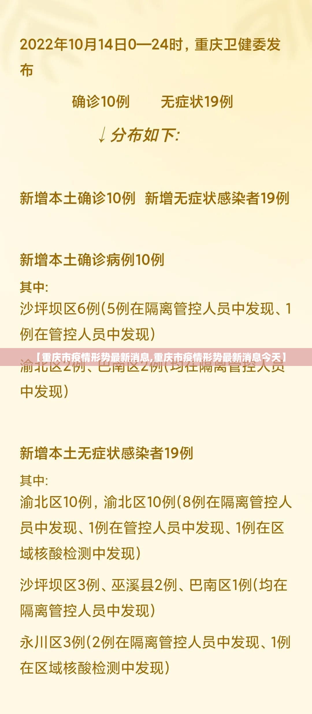 【重庆市疫情形势最新消息,重庆市疫情形势最新消息今天】
