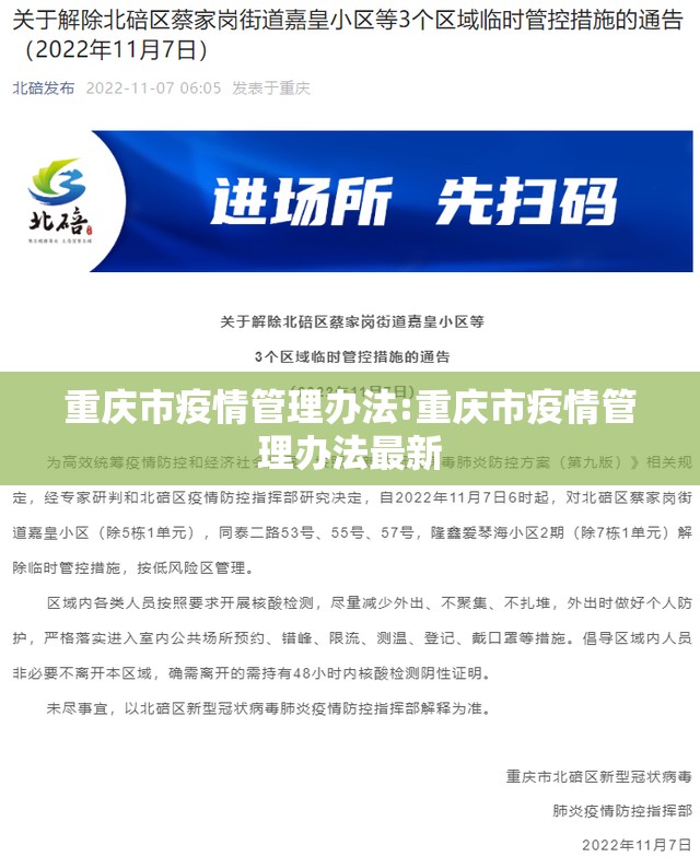 重庆市疫情管理办法:重庆市疫情管理办法最新
