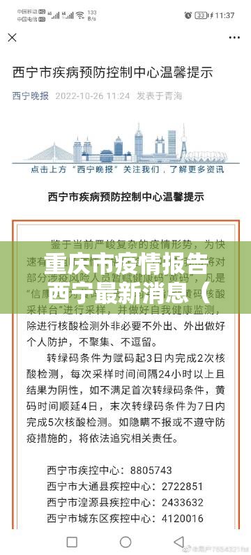 重庆市疫情报告 西宁最新消息（重庆市疫情报告 西宁最新消息今天）