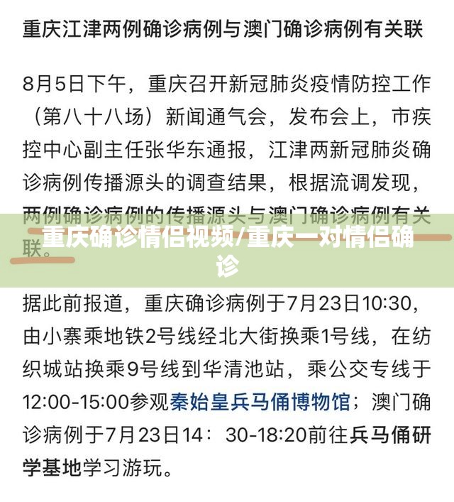 重庆确诊情侣视频/重庆一对情侣确诊