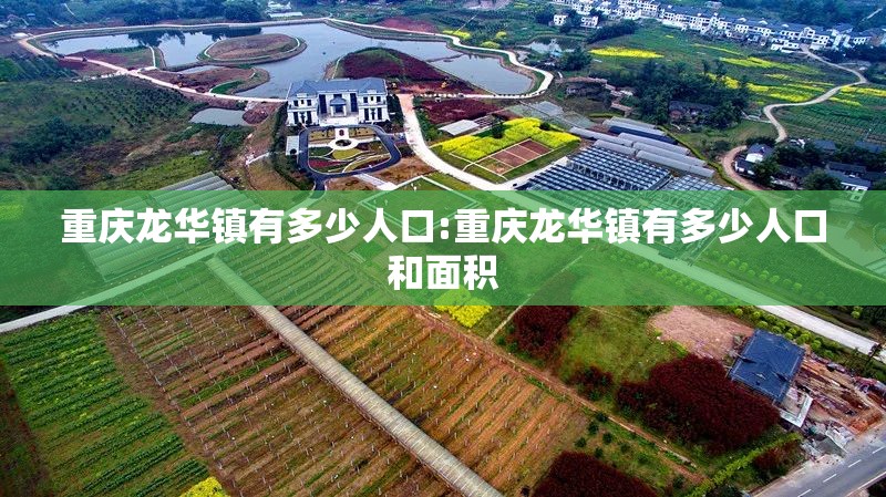 重庆龙华镇有多少人口:重庆龙华镇有多少人口和面积