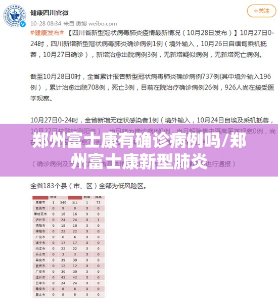 郑州富士康有确诊病例吗/郑州富士康新型肺炎