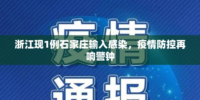 浙江现1例石家庄输入感染，疫情防控再响警钟