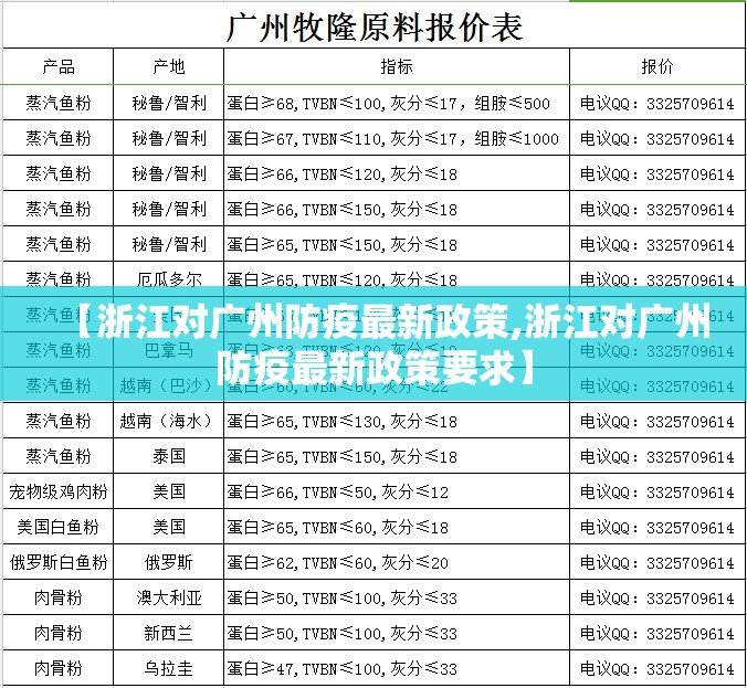 【浙江对广州防疫最新政策,浙江对广州防疫最新政策要求】