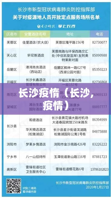 长沙疫惰（长沙,疫情）